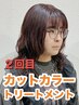 カット+通常カラー+トリートメント■再来様限定 (2回目)￥13,500(税込)