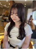 透明感ダークブラウン