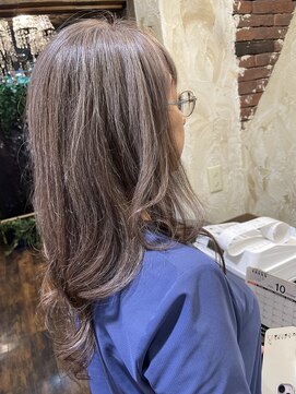 ヘアー クリエイト カルバリ(HAIR CREATE Calbari) アッシュグレーカラー