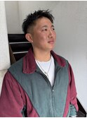 アップバング　メンズ　カット