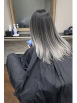 ワンスタイル(One style)&nbsp;【2ブリーチ】バレイヤージュ＋髪質改善トリートメント