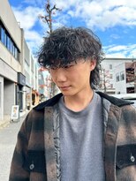 エディ(Edy) メンズパーマウルフカット波巻きスパイラルパーマケアパーマ