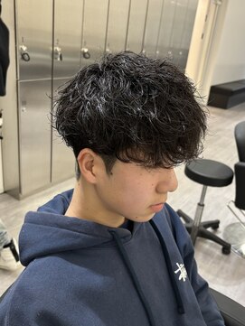 ビカムメンズヘアー 栄店(become men's hair) くるくるしないシャドウパーマ