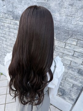 サンカリ SANKARI 船木店 卒業生おすすめ初カラー艶ロング