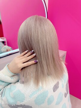 ロサ ファイブヘアー(Rosa..5Hair) ボブとの相性◎柔らか質感ホワイトミルクティー！