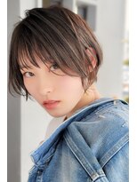 トップシェイプ(TOP SHAPE) 透明感大人可愛いシースルーショートボブ