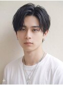 好印象メンズパーマセンターパートナチュラルニュアンスパーマ