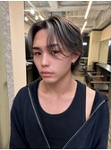 steelo 海外風ハイライト×センターパート