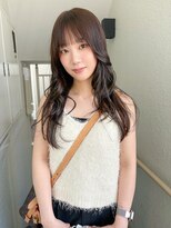 ローレンジウ(LOREN JU)&nbsp;着物ヘア/ダークアッシュ/ミディアムレイヤーカット/名古屋名駅