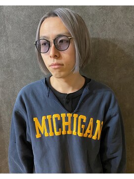 Men's JESTER【メンズジェスター】メンズカット/メンズパーマ/メンズカラー/フェード <shino>シルバーカラー