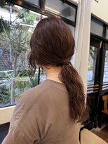 コラン 中目黒(collan) ロングパーマカッパーブラウン