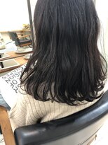シュシュプライベートヘアサロン(Chou chou private hair salon) ウェーブモノトーングレー