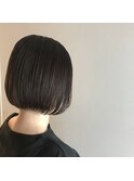 切りっぱなしボブ
