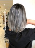 silver balayage