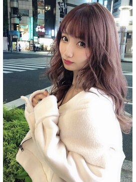 ルイス(L'wis) ピンクアッシュカラー☆トップスタイリスト上條