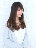 ロングスタイル/ラベンダーカラー/20代30代40代50代