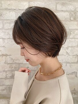 ジョエミバイアンアミ(joemi by Un ami) joemi新宿　大人かわいい　小顔ショートボブ　花野