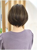 丸みショートボブ  新海一也