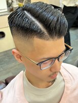 銀座マツナガ 浅草店&nbsp;スキンフェード/73震災刈り/アップバング/メンズショート/短髪