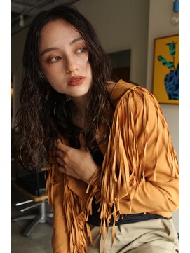 ガレージ バイ グリーン 原宿 表参道(Garage by green) 【loki】エアウェーブ×セミロングパーマ