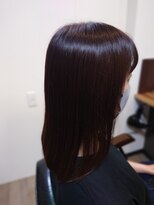 ヘアーカルチャー 小倉台店 HAIR CULTURE&nbsp;ミディアムストレート髪質改善カラーグレージュ