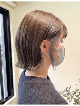 ノイ(noi) #noi_style 切りっぱなしボブ×インナーカラー
