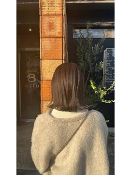 ヘアアトリエオット(hair atelier 8 otto) 外ハネボブ