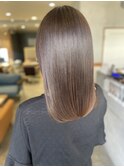 アルカリ酸熱ヘアエステ×濃厚ショコラカラー