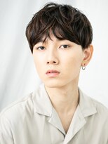 トニーアンドガイ メン 与野駅前店(TONI&GUY MEN)&nbsp;小顔スタイルUP！ダークグレージュ束感マッシュパーマc与野