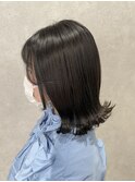 大人可愛い外ハネミディ、オフィスOKカラー無し～糸ito～HIRO