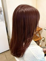 ネオリーブカップ 町田店(Neolive capu)&nbsp;ブリーチなしWカラー ＊ オレンジブラウンカラー【町田/暖色】