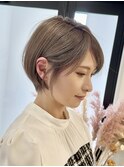 【HYKE】RYUJI骨格補正ショート/髪質改善/ケアブリーチ
