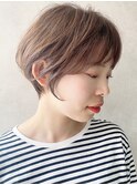 前下がりショートカットxひし形ショートボブx前髪有20代30代40代