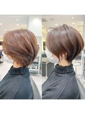 絶壁解消ショート×ひし形小顔×30代40代50代×ショートボブN