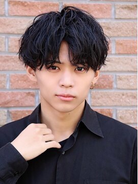 アーリー(Ali'i) 2wayハーフアップバング刈り上げマッシュソフトツイストパーマ