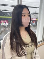 グランデュール 東静岡池田店(GRANDEUR)&nbsp;ダブルカラーミルクティーベージュカラーブルーブラックブリーチ