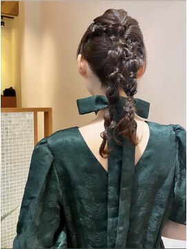 マルカ(MARUCA) 結婚式/編みおろし/ヘアセット/ヘアアレンジ/20代30代40代