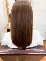 ライフ 星田店(Lyfe) ハイライトアッシュ_ワンレンボブルフ酸性ストレート_69