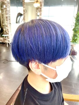 ヘアーメイクロージー 八軒店 (HAIR MAKE ROSY) ツイストスパイラルパーマツーブロックマッシュメッシュフェード