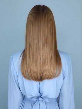 ピーチ バイ ニューヨークニューヨーク(a Peach by NYNY)の写真/自分史上最高のサラ艶髪☆こだわり抜いた薬剤で、理想のストレートヘアへ♪《髪質改善/関目/縮毛矯正》