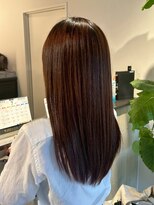 シャルムバイルーチェココ(CHARME by Lu'ce coco) 縮毛矯正・ストレート艶めくストレートロング