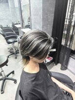 アノ(Ano.)&nbsp;大分中央町メンズパーマカットハイライトホワイトバレイヤージュ