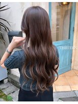 サーティーン(THIRTEEN)&nbsp;【Vegan認証カラー】HUE♪秋のまろやかマロンブラウン【30代】