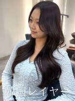 エース 梅田(ace) レイヤーカット/韓国レイヤー/顔周りカット/顔周りレイヤー