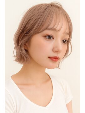 キューティーボブandミルクティーベリースタイル