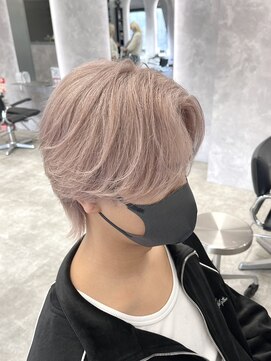 MEN’S HAIR/サーフカール/刈り上げセンターパート/千葉駅