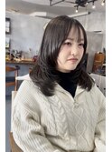 内巻きレイヤーカット×ブルージュ♪