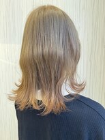ビス ヘア アンド ビューティー 西新井店(Vis Hair＆Beauty)&nbsp;20代30代冬カラーブリーチカラー透明感ミルクティーグレージュ