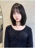 レイヤーボブハッシュボブ顔まわりカット