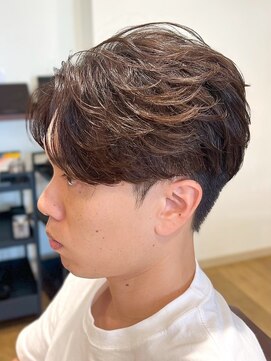 デプト(DEPT.) フェザーパーマセンターパートルーズショート ニュアンスパーマ